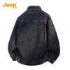 JEEP Men's Casual Loose Fit Denim Jacket