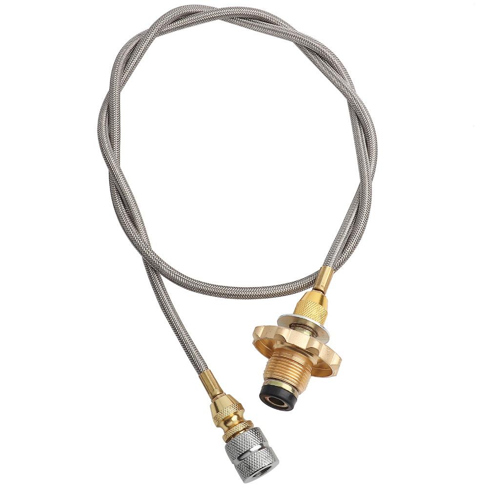 Easy Control Gas Bottle Adapter Stainless Steel, Copper Propane Refill Adapter  Barbecue Cooking