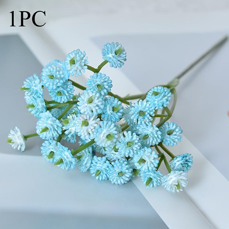 

1 шт. 45 Цветок Искусственный цветок, Вечный цветок, Звездное небо, Одиночный искусственный цветок, Цветок из мягкой резины, Свадебный букет небесно-голубой