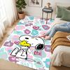 Snoopy Love Living Room Nonslip Area Rug Soft Carpet For Bedroom Game Playroom Sofa Office Home Decor Doormat Christmas Gift C926802