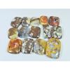 305Cts. Natural Forest Agate Octagon Cabochon Loose Gemstone 14 Pcs Lot C-1965