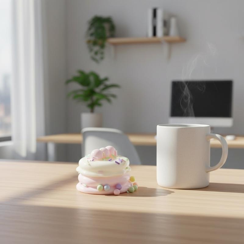 Slow Rising Simulation Cake Fidget Toys Soft Colorful Stress Relief Squeeze Toys For Kids Birthday Gifts