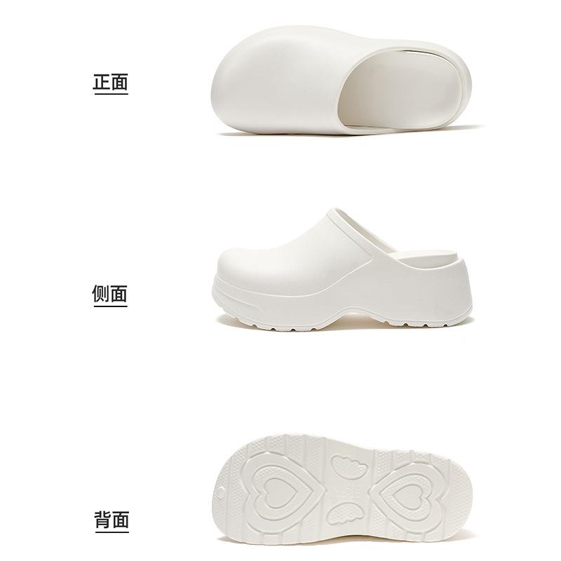 Medical operating room slippers eva non-slip and deodorant nurse special bag head soft sole not tired foot hole shoes