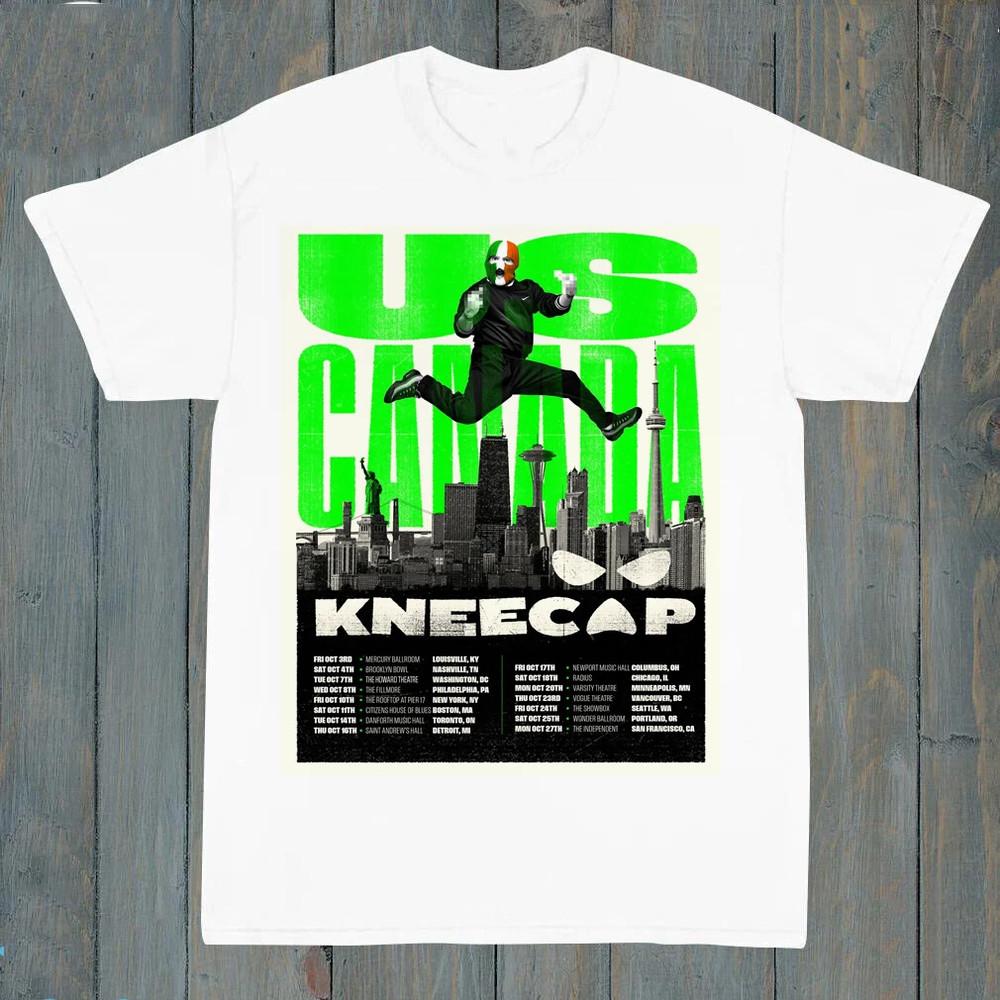 Kneecap Band Summer Tour 2025 Cotton Shipped From USA T Shirt Full Size S-5XL Unisex T-Shirt XXXXL