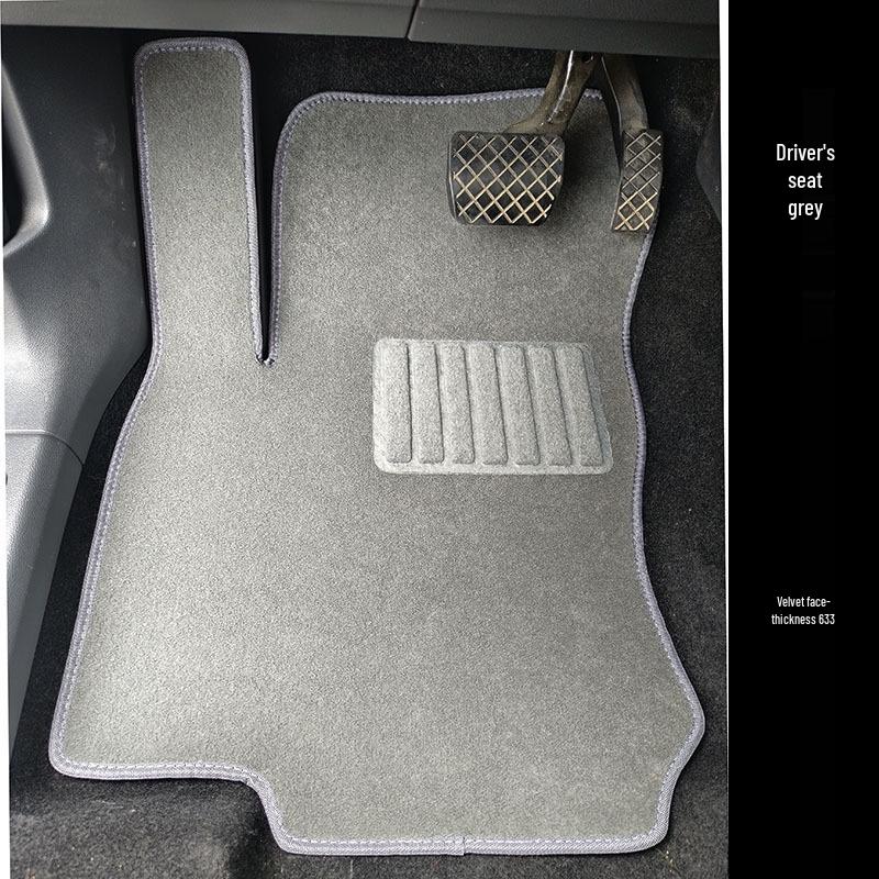 3D Surround Car Floor Mat - Main Driver, Anti-Slip, Suede, Universal Fit