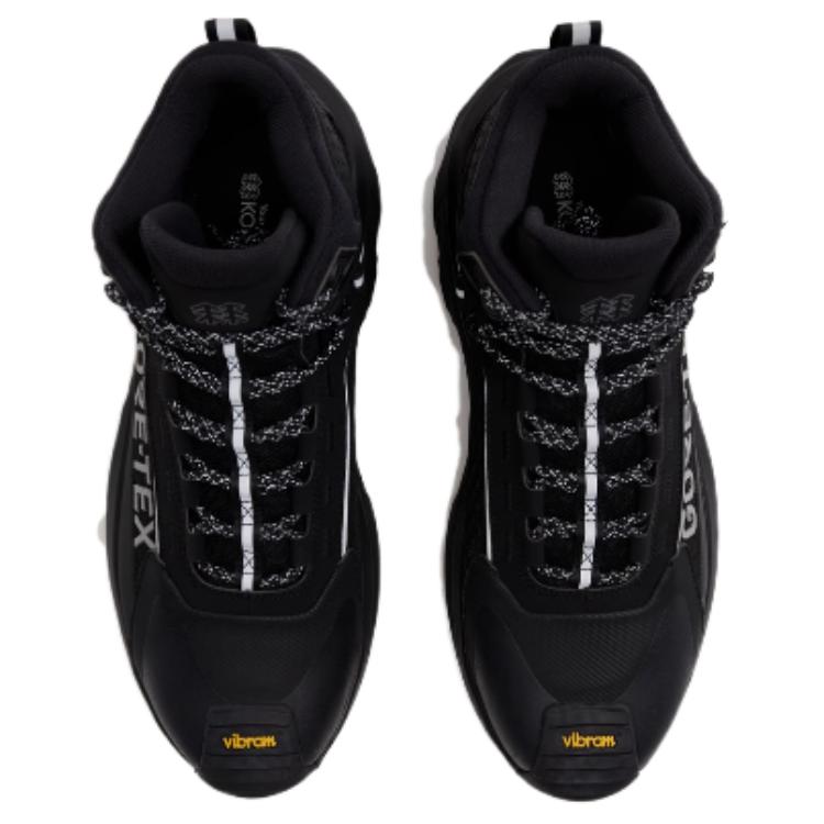 Kolon Sport Move Alpha Mid Waterproof Breathable High-Top Hiking Shoes Unisex Hiking Shoes Black LUFG4WN035