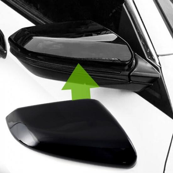 RH Passenger Side Wing Mirror Cap Cover For Honda Civic 2016 2017 2018 2019 2020