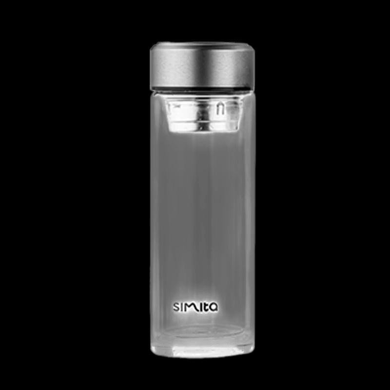 Simita Double-Wall Glass Tea Infuser Tumbler