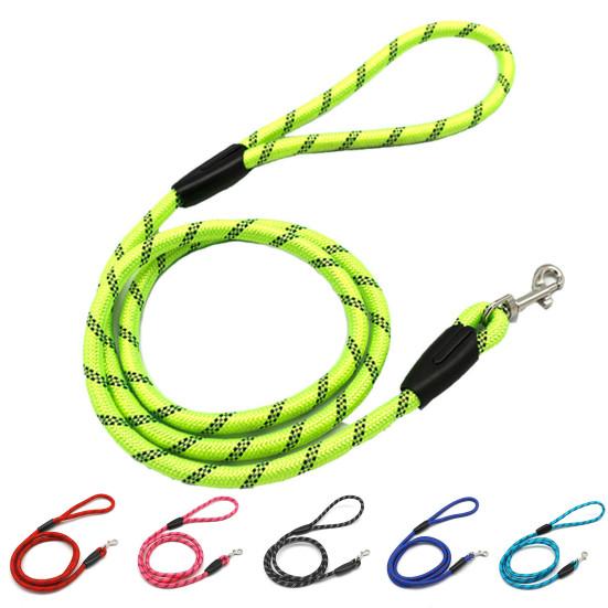 Yousheng Pet Traction Rope Reflective Anti-pull Nylon Dog Training Leash Pet Supplies