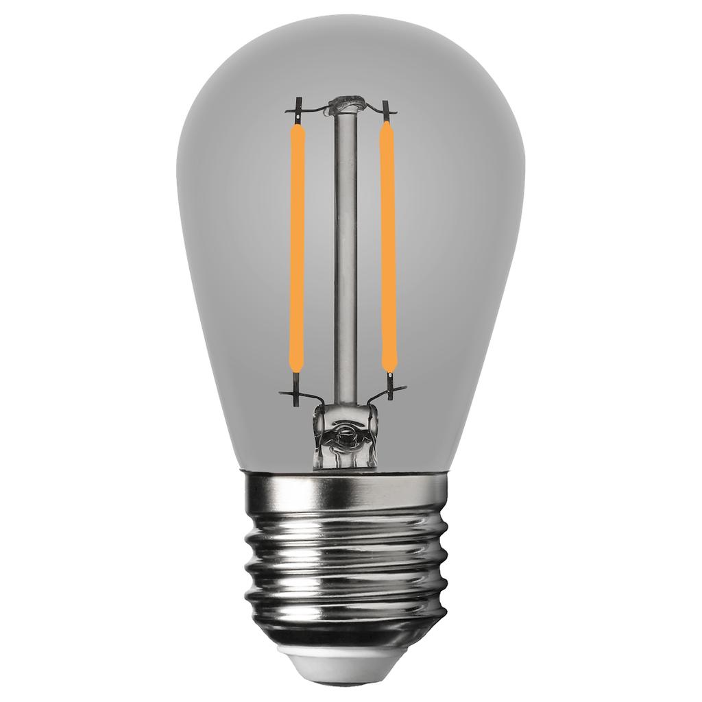 Led Filament Bulb 1W St45 E27 2700K Smoked