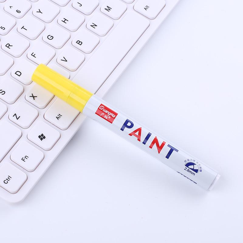 Guangna 2.8mm White Waterproof Oil-Based Touch-Up Paint Pen