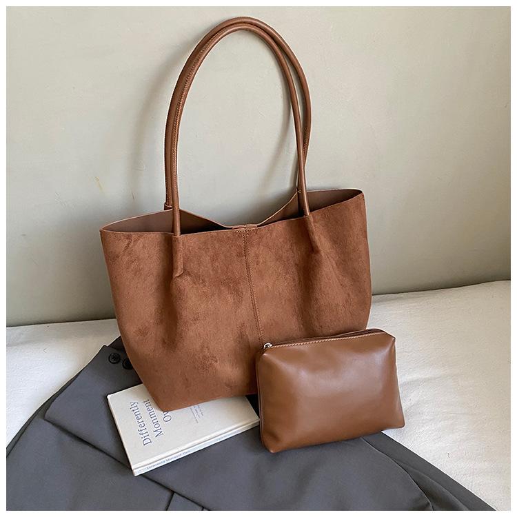 Large Capacity Tote Bag Women's Fashion Casual Handbag High Sense Versatile Shoulder Commuter Bag