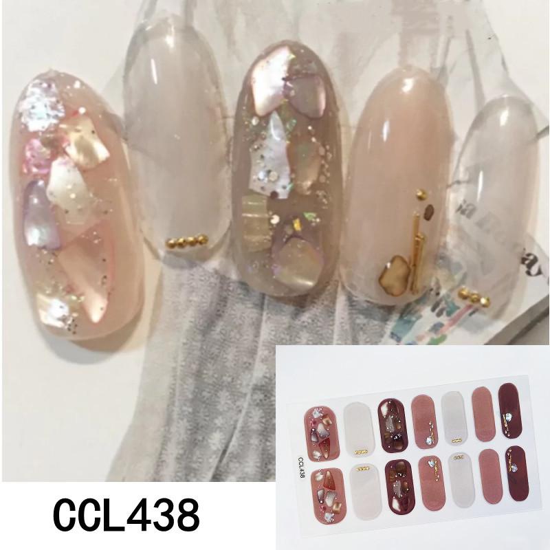 

3D полоски для ногтей, художественные наклейки, полноразмерные обертывания для ногтей, польский маникюр, самоклеющийся декор, украшение K