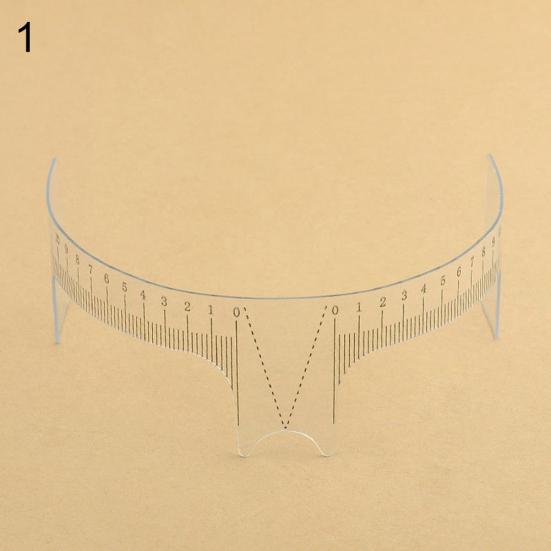 Microblading Measure Semi Permanent Stencil Makeup Eyebrow Tattoo Guide Ruler
