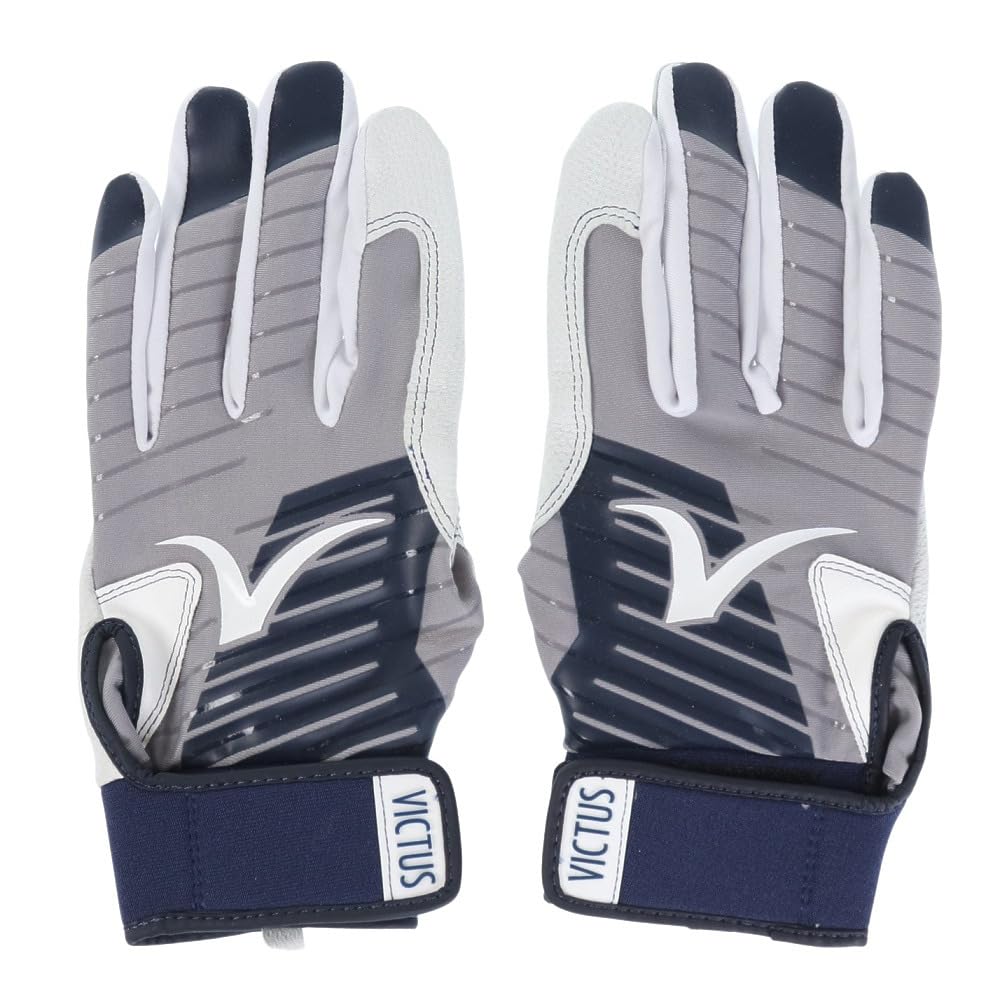 

Marucci VICTAS Baseball Batting Gloves TEAM BG Accessories L Gray & W/RB Men s Two-handed серый
