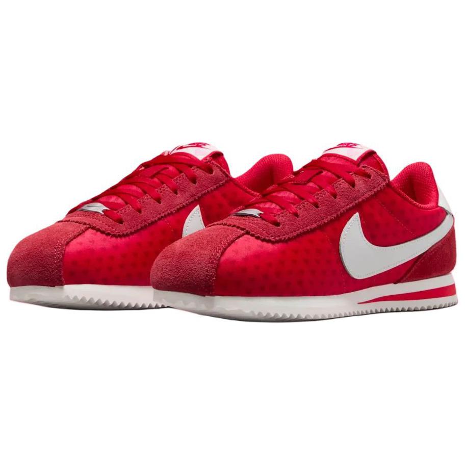 Nike Cortez GS Valentines Day 2025 Barnesko Rød Lys-Karmosin Summit-Hvit HV5166-696