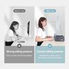 Monitor Stand Riser USB3.0 Hub Support Data Transfer and Wireless Charging with Drawer Storage Box Desk Organizer for Laptop PC