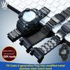 Do zegarka Casio G-SHOCK Szóstej Generacji Frogman 3445 GWF-D1000B Zmodyfikowany Stalowy Pasek Metalowa Bransoleta
