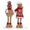Christmas Retractable Biscuit Doll Christmas Couple Doll Pose for A Gift