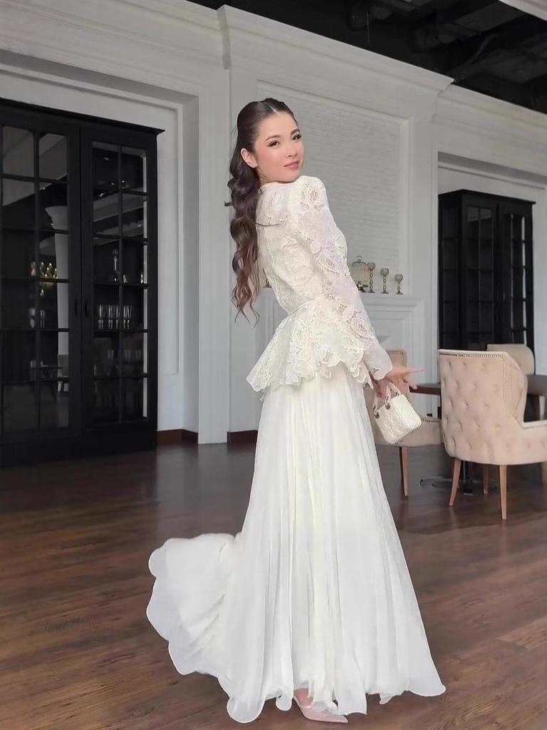 Elegant Long-Sleeved Dress Set for Autumn 2025 - European & American Style