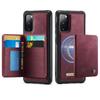 Wallet Case for Samsung Galaxy S25 Edge S24 S23 FE S22 S21 S20 Ultra Magnetic Card Holder RFID 2-in-1 Detachable Shockproof Case