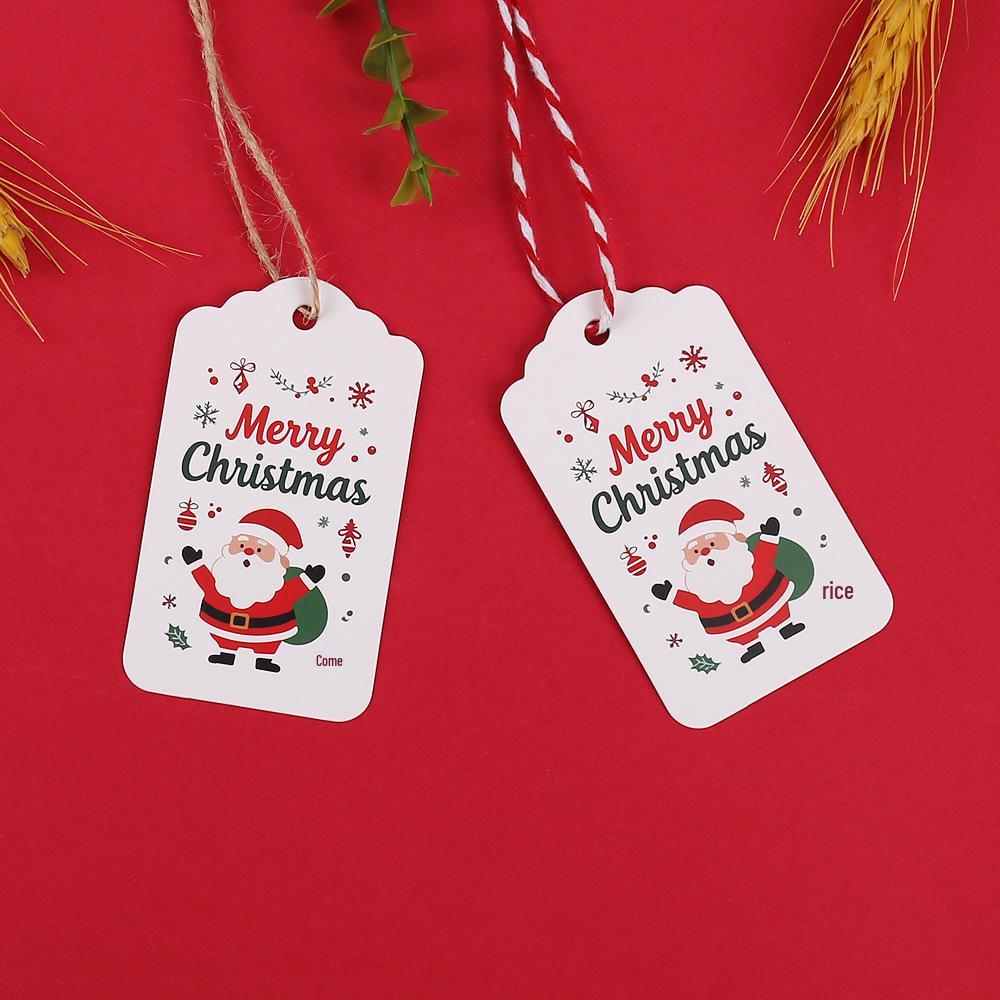 2026 Christmas Tags: Santa Claus Gift & Hang Tags for Cards and Packaging