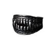 Retro Devil Tooth Wide Circle Devil Ring Men's Jewelry Japanese and Men and Women