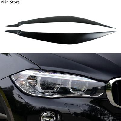 Voor BMW E71 X6 2008-2015 E70 X5M 2006-2013 Koplampen Wenkbrauw Ooglid Trim Cover Sticker