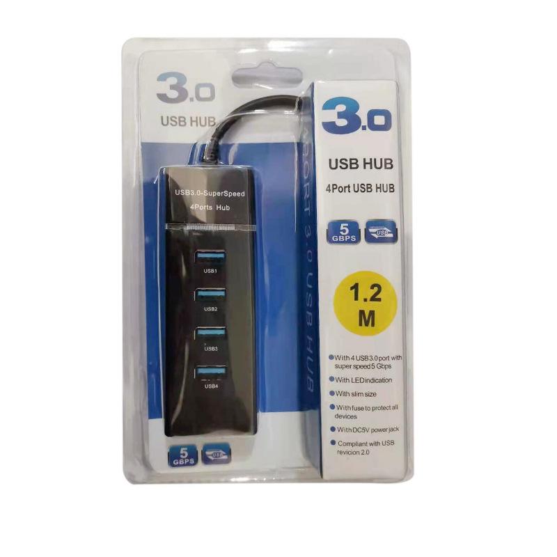 1.2m USB 3.0 One-to-Seven High-Speed Hub Adapter