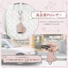 CAT'S WHISPER Car House Keychain, Key Case with Reel, Stretchable Heart-Shaped Keychain, Detachable Leather with Scroll and Clip Buckle, Coral Pink