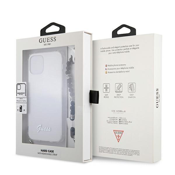 Guess Guhcp12Mkpsbk Iphone 12/12 Pro6,1 Transparent Hardcase Black Pearl