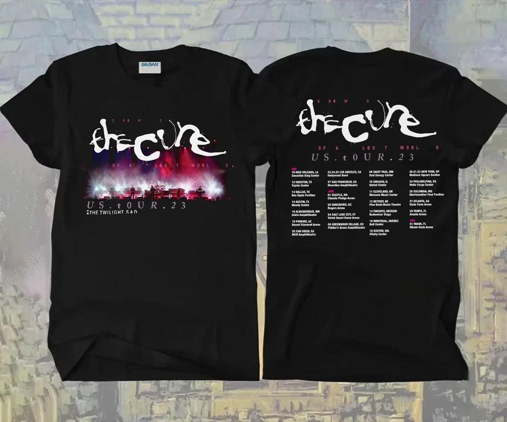 The Cure 2023 N American Tour T-Shirt The Cure Shows of a Lost World US Tour 20 Unisex T-Shirt M