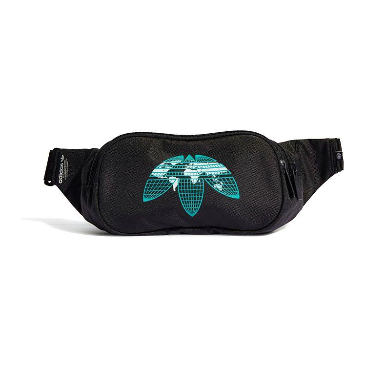 

Adidas Originals Unite Pattern Polyester Waist Bag Unisex Bags Black HC9521 Black