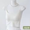 New ice muscle mousse touch~ vest free bra integrated thin vest with bra integrated