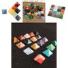 Crystal Healing Chakra Pyramid Stone Set Featuring Unique Natural Quartz Crystals For Spiritual Growth