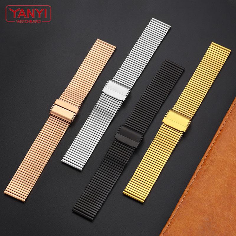 High Quality Milan Mesh Stainless Steel Watchband for Samsung Galaxy Watch Active 2 Gear S3 Watch Strap 18 20 22mm Watch Band