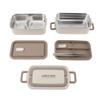 2000ml Leakproof Food Container 304 Stainless Steel Thermal Lunch Box For Travel