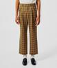 Leiteuchekeuaus (U) Green Checked Trousers