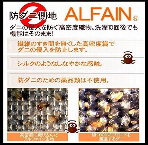 Made In Japan by Toyobo Alphaine, Washable Dust Mite-Resistant Pillow (0% Dust Mite), 43cm X 63cm