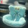 Car Doll Safety Seat for 17cm Doll Chair Model Car Seat Outlet Decor Car Interior Styling Plush Seat Doll Accessories