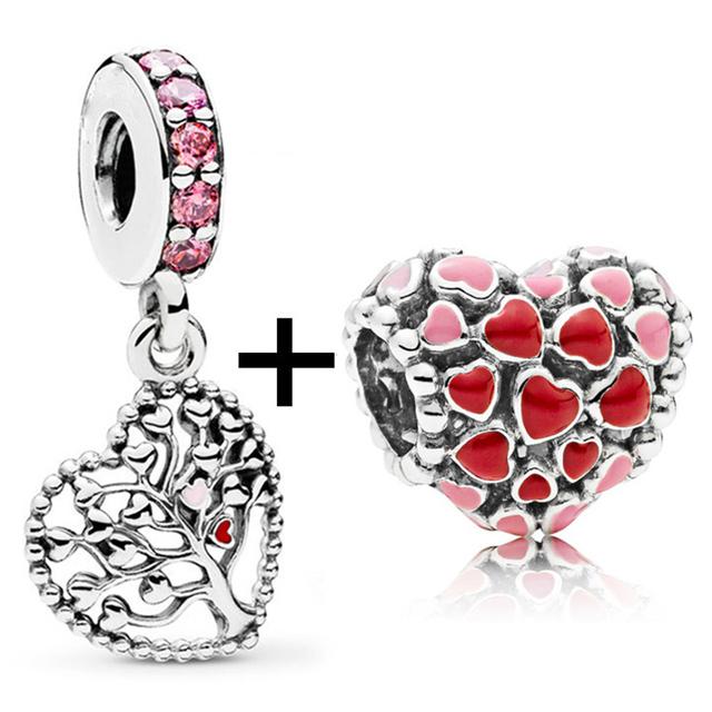2 teile/los Romantische Liebe Lebkuchen Mann Perlen Fit Original Marke Charms Silber Farbe Armband Frauen Diy Valentinstag Schmuck