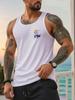 Übergroßes Tanktop Locker Geschnitten Ärmellos Streetwear
