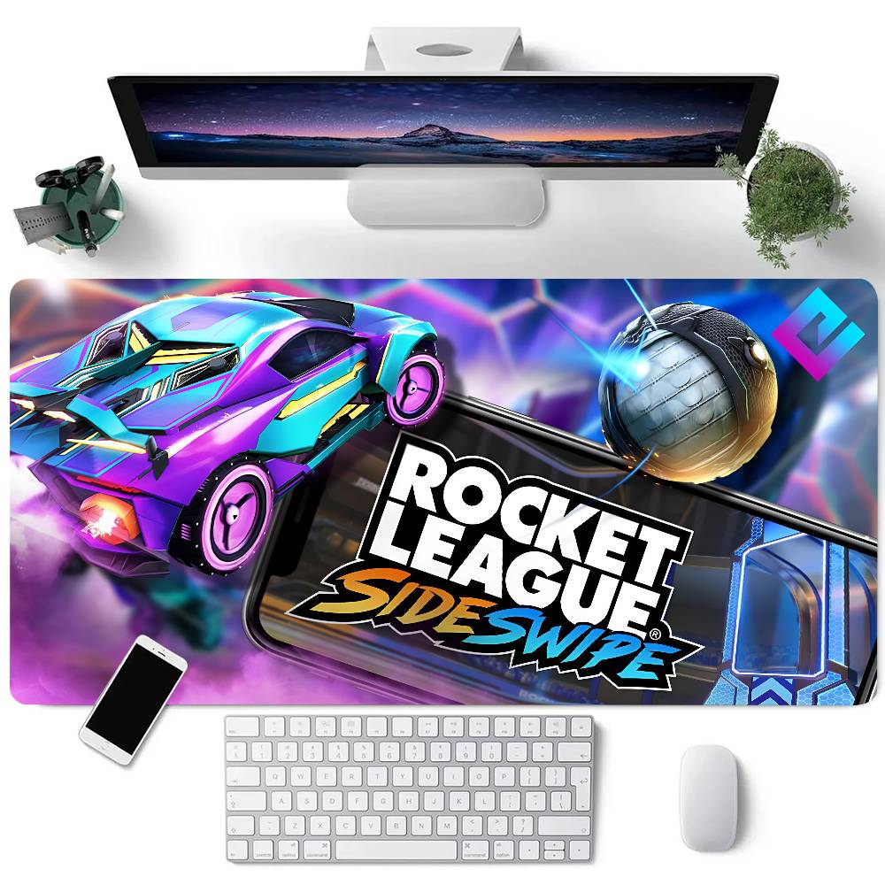 Tappetino Mouse Rocket League Sideswipe Tappetino Grande per Tastiera Scrivania Tappetino Mouse Gaming Bordo Lock Tappetino Antiscivolo