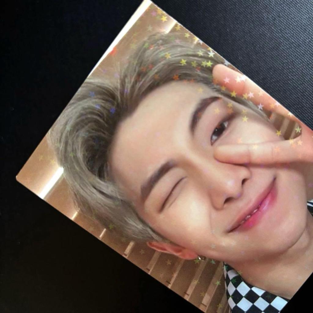 [USED] BTS RM FC Continuous Trading Card Official Update RM Namjoon Hologram Included
