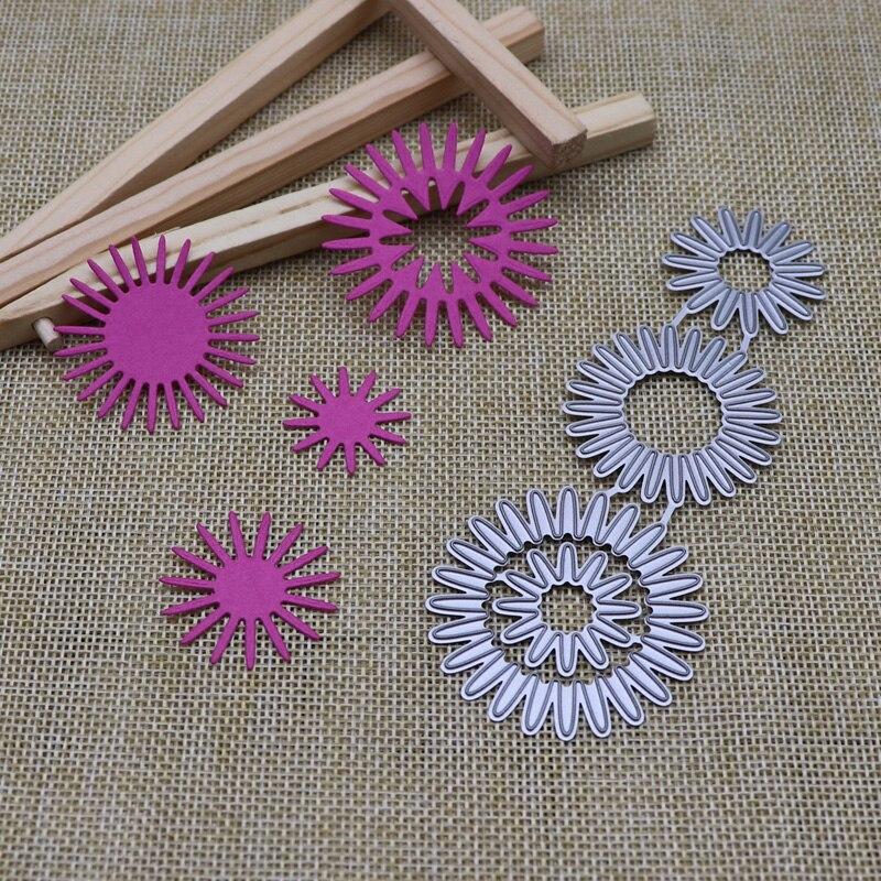 Flower Bloom Set Metal Cutting Dies Stencils for DIY Scrapbooking Decor Embossing DIY Paper Cards