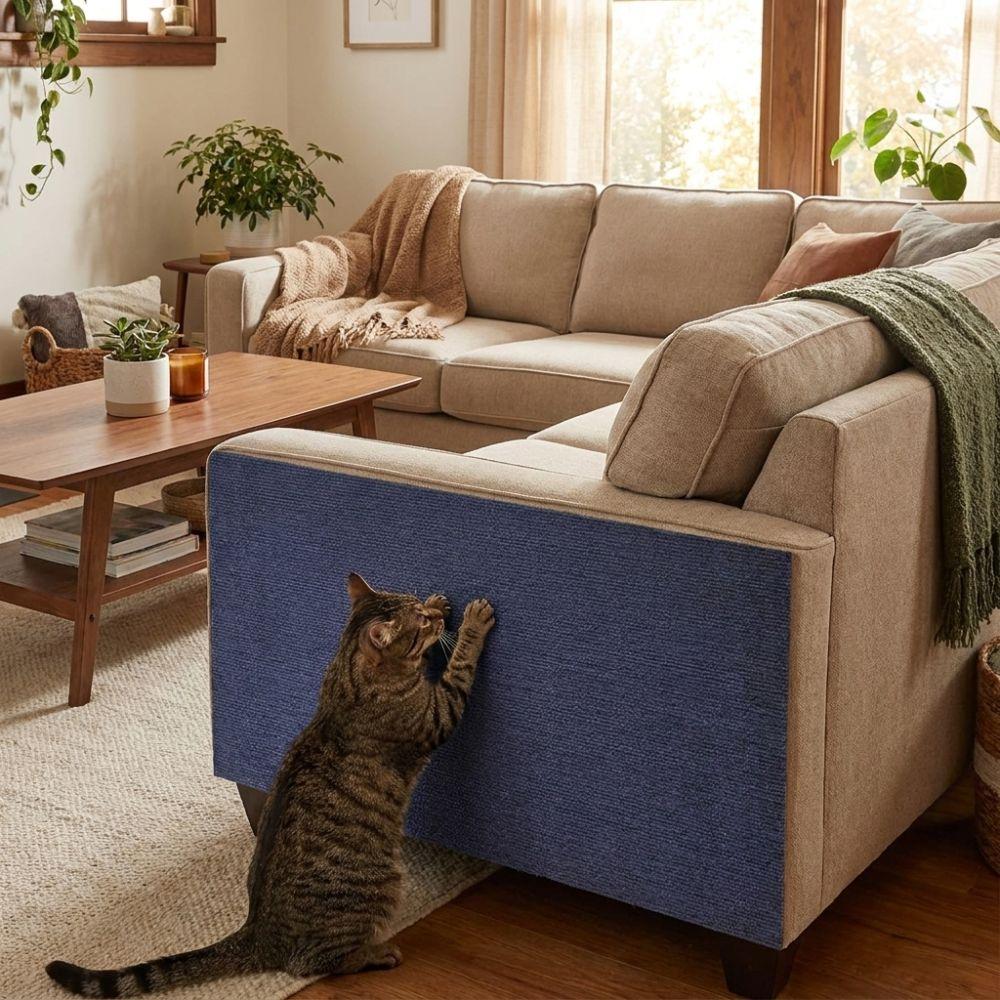 Multi-Functional Cat Scratching Mat Self-Adhesive Sofa Protective Tape  Wall Protection