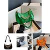 Chic Small Pu Leather Women's Chain Shoulder Bag With Zipper Closure For Everyday Style