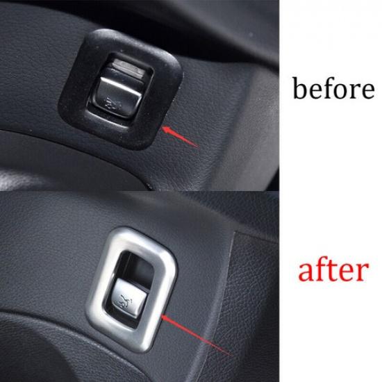 For Mercedes-Benz GLC 2016-21 Silver ABS Tailgate Rear Door Handle Frame Trim 1X