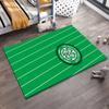 Celtic Football Club Teppich mit grünen Streifen Rutschfester Teppich geeignet für Wohnzimmer- und Schlafzimmer-Sofas.