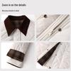 Women's High-End Contrast Commuter Cotton Padded Jacket